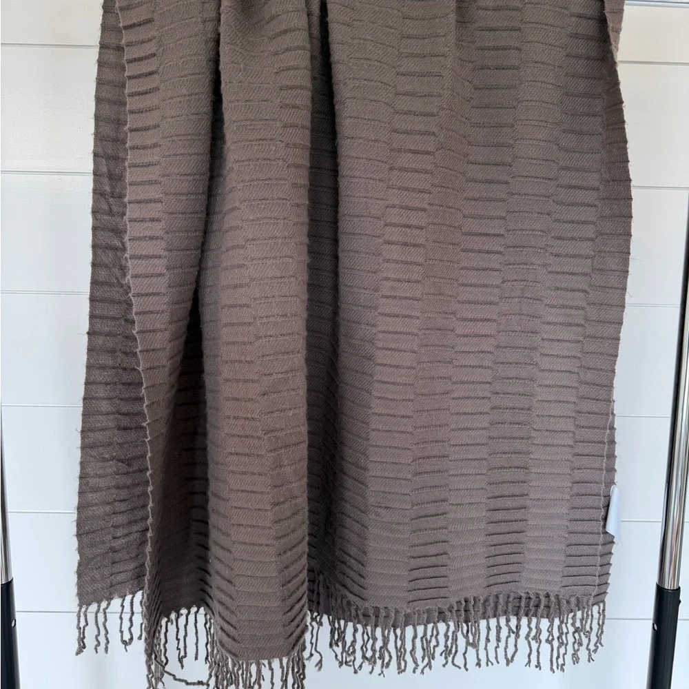 West Elm Smoky Purple Throw Blanket